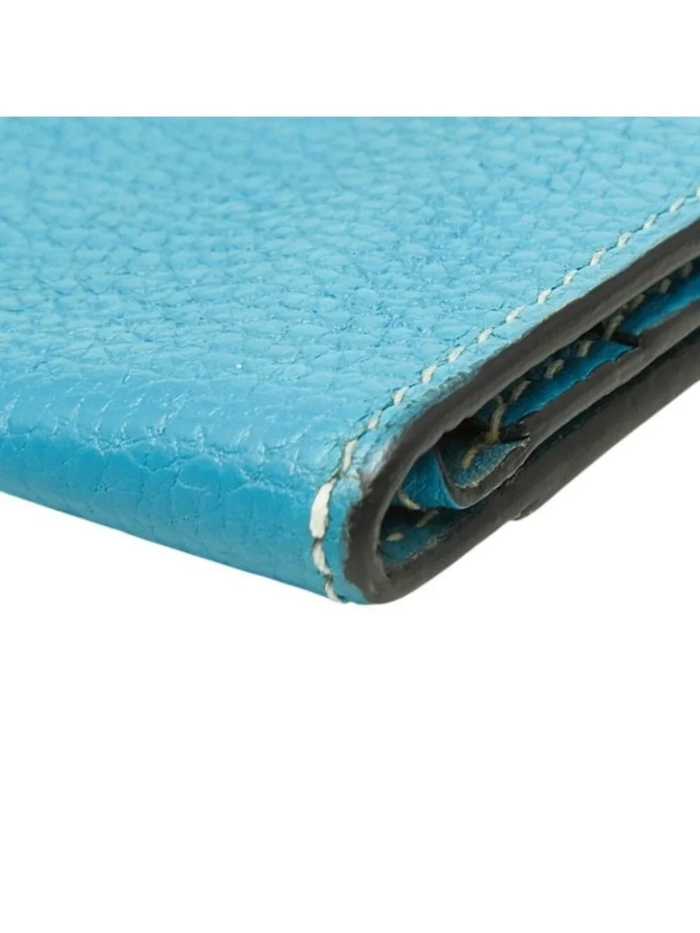 Hermes Dogon Coin Purse Blue Togo
